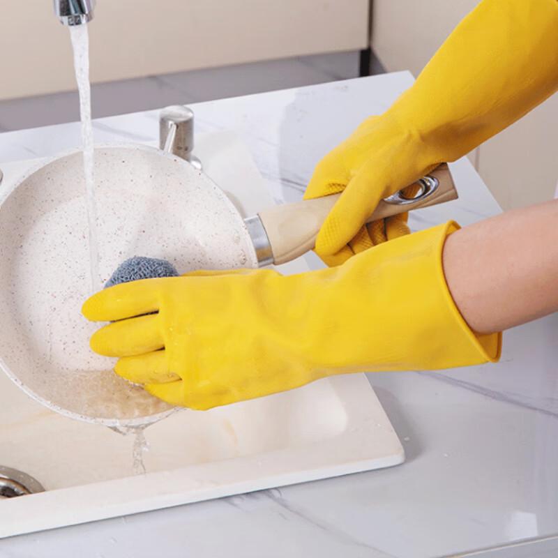 Durable Household Rubber Cleaning Gloves
