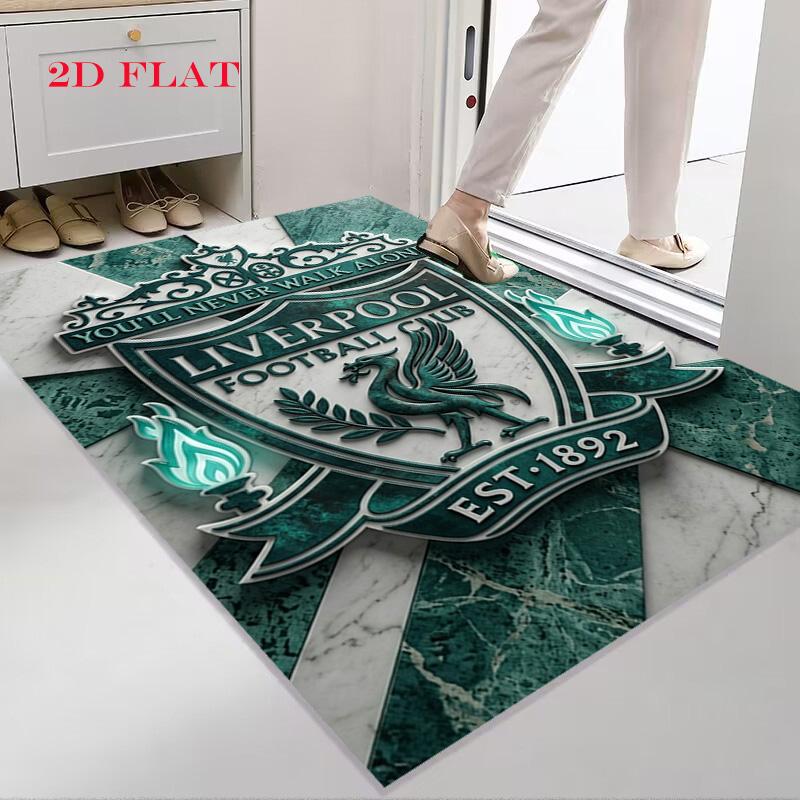 Vintage Liverpool Football Club Emblem Carpet Doormat Printing Office Chair Cushion Art Protective Pad