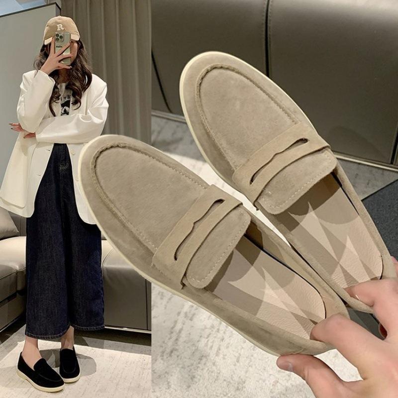 

Модный смешанный заказ Женские лоферы Деловая обувь Замшевая кожа Мягкая подошва Мужские повседневные Ретро Плоские туфли Мокасины Дизайнерские Слипоны 35