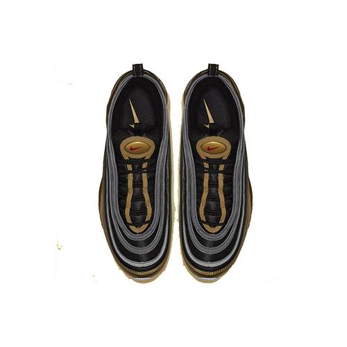 New Nike Air Max 97 Black Metallic Gold AT5458-002