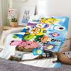 Cartoon Cute P-Pororos-S Penguin Blanket Travel Gift Comfort Warm Soft Plush Suitable For Sofa Living Room Office Bedroom