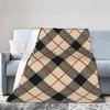 Yellow Tartan Soft Warm Blanket  Children Plush Throw Blanket Novelty Couch Bed Flannel Bedspread Sofa Bed Cover