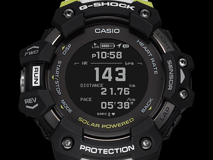 Casio G-SHOCK Men's Stainless Steel 200M Water Resistant Digital Shock Resistant Quartz Watch GBD-H1000-1A7