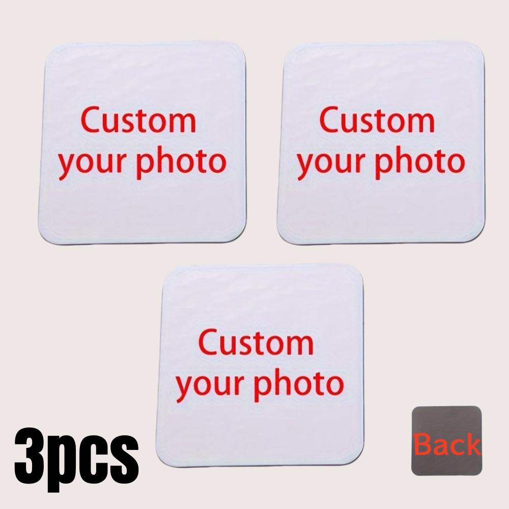 8pc DIY Photo Fridge Magnet Personalize Refrigerator Holiday Decor for Family Memories Friends Lovers Gift Vibrant Print Quality
