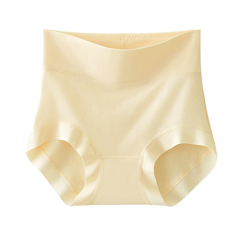 Fashion Summer High Waist Lifting Arm Underwear Comfortable Breathable Soft Skin Friendly Women's Pure Cotton Triangle Panties