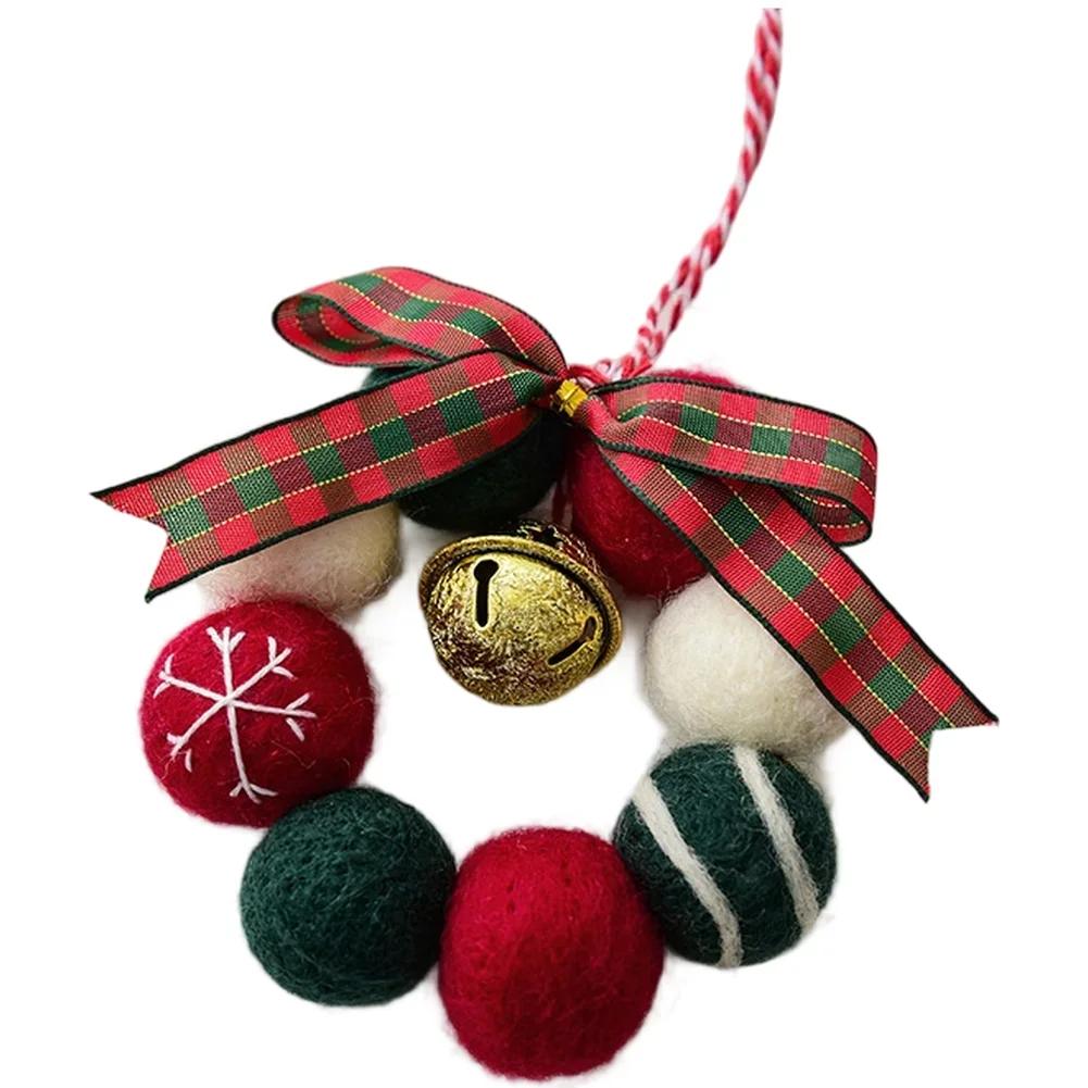 10*10cm Handmade Christmas Wreath Festive Decoration Authentic Holiday Charm Creative Customization Meticulous Craftsmanship