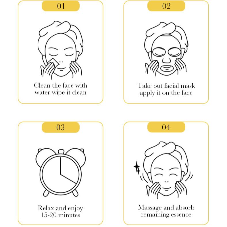 Vitamin C Capsule Mask 25g Moisturizing and Moisturizing Mask