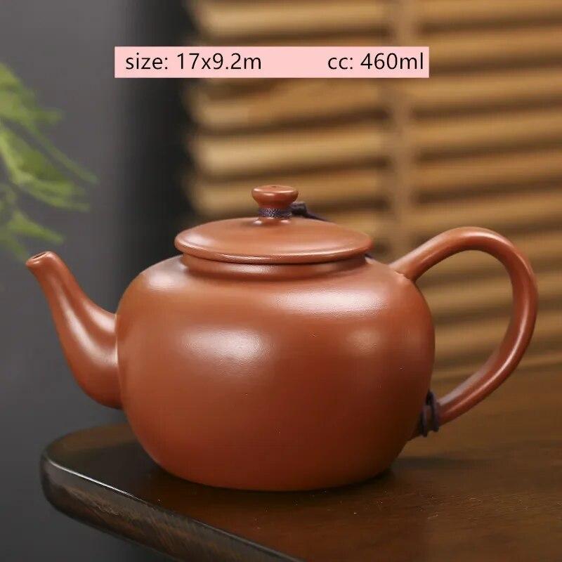 Starožitná fialová hliněná čajová konvička Surová ruda Zhu Mud Konvička Xishi Ručně vyráběná kulová dírka Filtr Beauty Pot Tradiční čajové sady Zisha