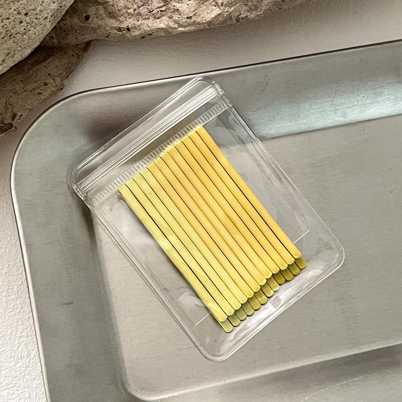 Hårnålar 10 st/set med 5 färger Populära Rainbow Glass Godisfärg Metall Bangs Clips Hårnål Bobby Pin Barrette