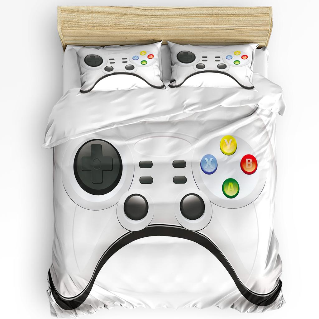 Copripiumino a figura stilizzata bianca e nera, Set Biancheria da Letto, Coperta per la Casa, Federe, Set Biancheria da Letto per Camera da Letto, Senza Lenzuolo