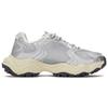 MLB New York Yankees Height Increasing Low top Chunky Sneakers Unisex Silver Gray 3ASHW075N-50SIS