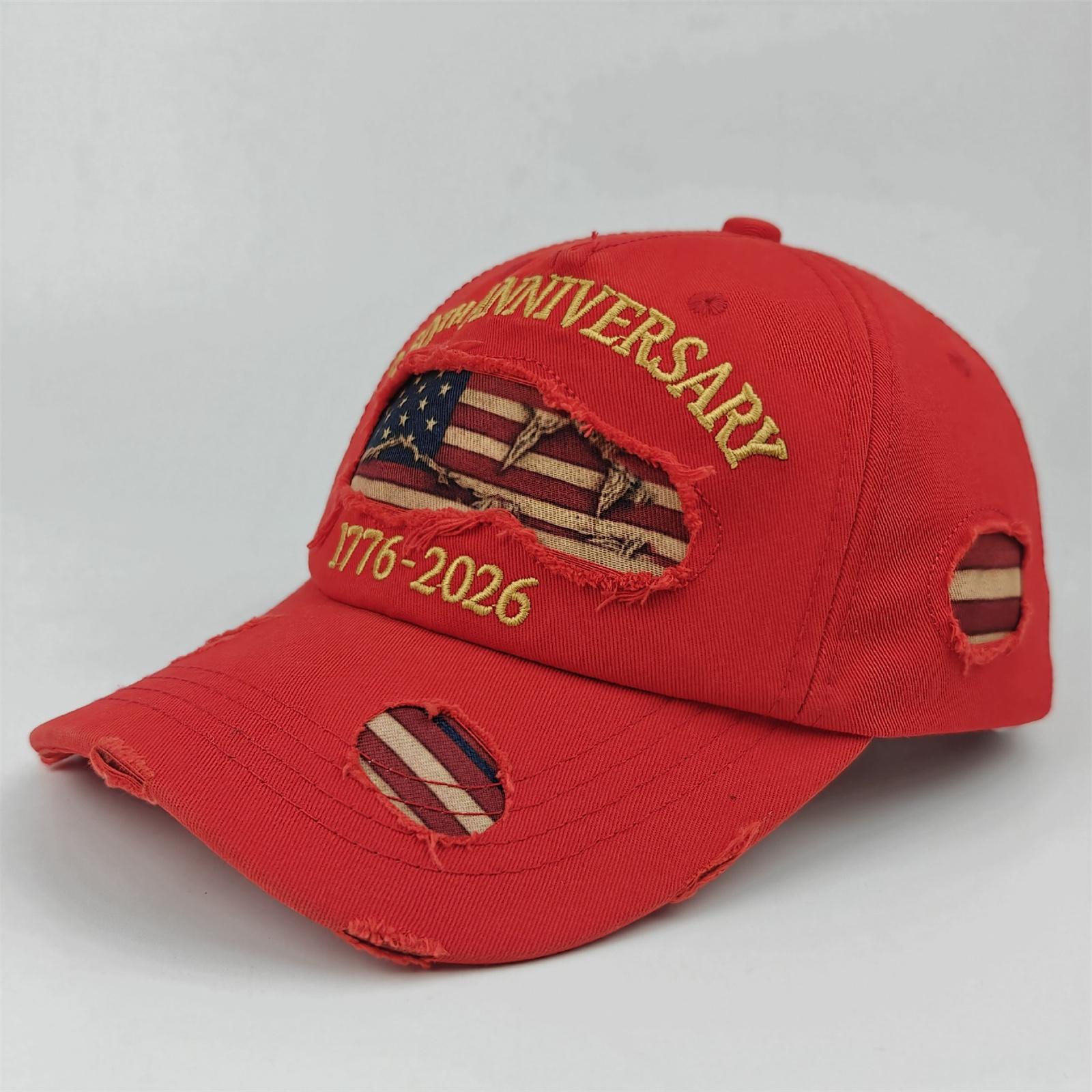 

Cap Mens Womens Print Distressed Adjustable Sun Hat Cotton Funny Hats One Size
