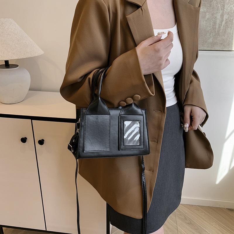 Korean version of fashion high-end small handbag women's bag 2025 new simple small square bag versatile shoulder messenger bag