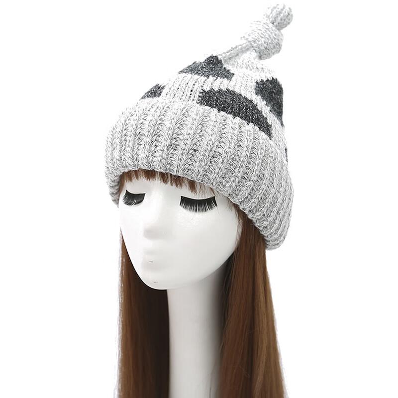 Zhenyueqi Korean Style Knitted Beanie with Earflaps