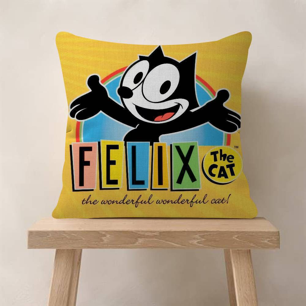 Movie FFelix CLASSIC the Cat Cushion Cover Pillowcase Upholstery Sofa Throw Pillow Home Decor Pillowcas