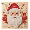 Set Creativo Attività Festiva Pittura con Perle Finte Natalizie Fai da Te Kit Artistico, Carino Kit di Perline 3D Regalo Fatto a Mano per Bambini Artigianato Adulti Principianti, Kit Gemme Parete Casa