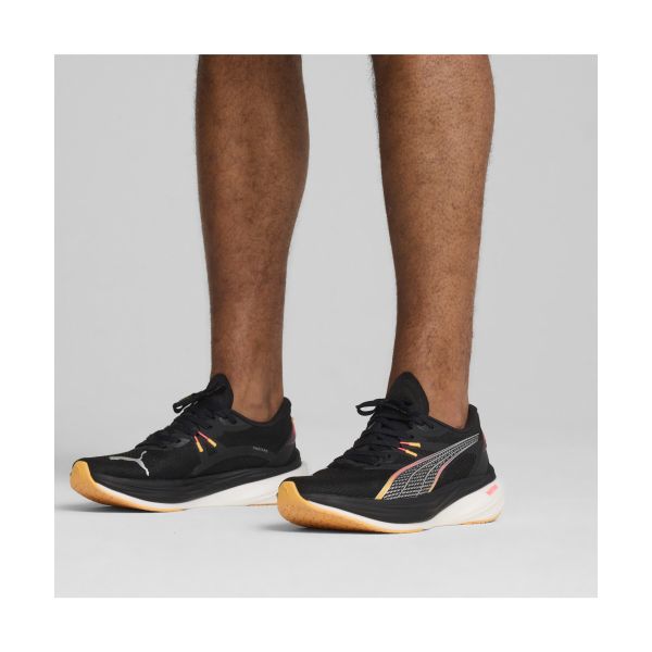 Puma Deviate Nitro 3 Black Sun Stream Herre Sneakers 309707-02