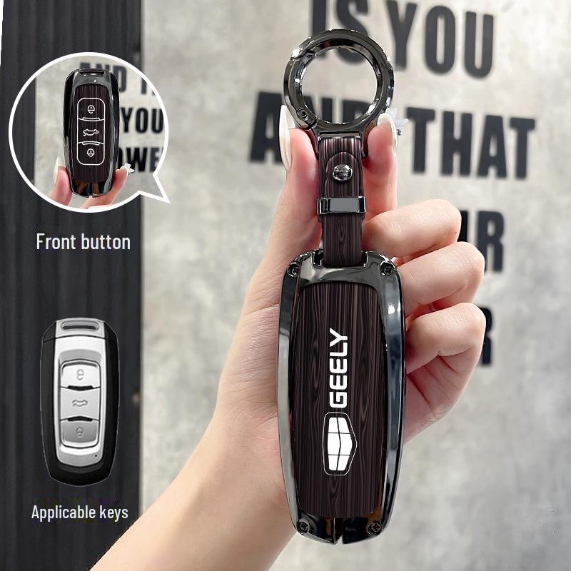 Geely Car Key Cover: Compatible with Emgrand, Boyue, Star X6, Yue, Rui, Binrui, Binyue, Borui, and GL models.