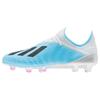 X 19.1 AG Artificial Ground Breathable Soccer Shoes Unisex White Blue F35316