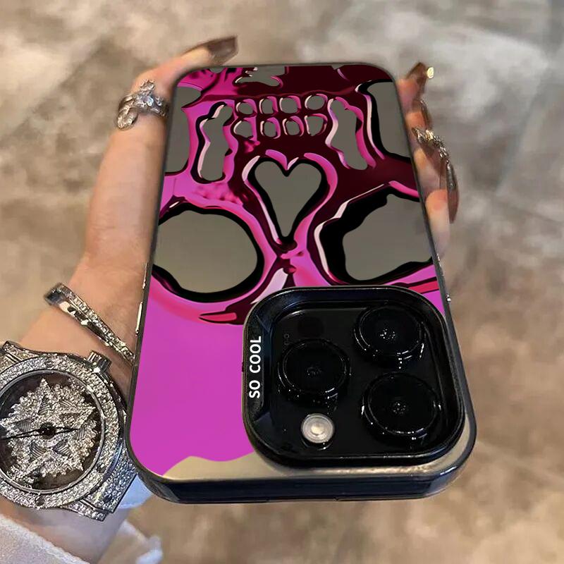 Luxury Skull Ghostface Phone Case For Samsung Galaxy S24 S23 S22 S21 Ultra Plus S20 FE A13 A23 A15 A35 A55 Shockproof Back Cover