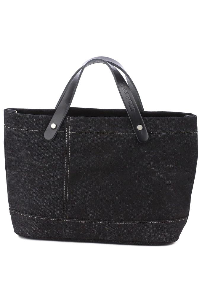 Tote Bag 8 Canvas Color Coating Black [Baggy Port] No. YNM-1300 Men's BP-YNM1300-BK