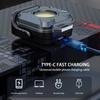 Mini Rechargeable LED Portable Flashlight Magnetic 6 Lightenings Modes Multifunction Emergency Light COB Work Light USB Camping Torch
