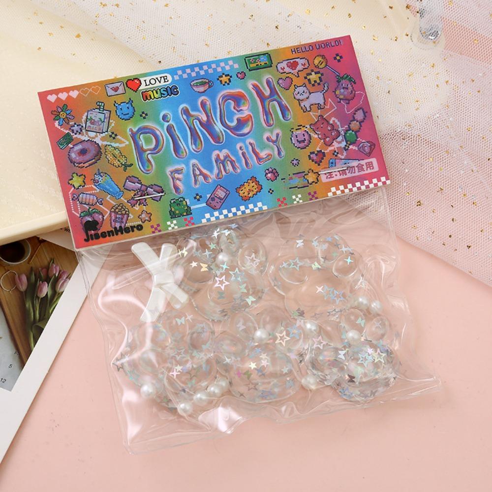 Squishy Transparent Cat Paw Stress Relief Toy, Extra Large Sensory Fidget Toys for Kids Adults Anxiety Relaxation, Squeeze Gift