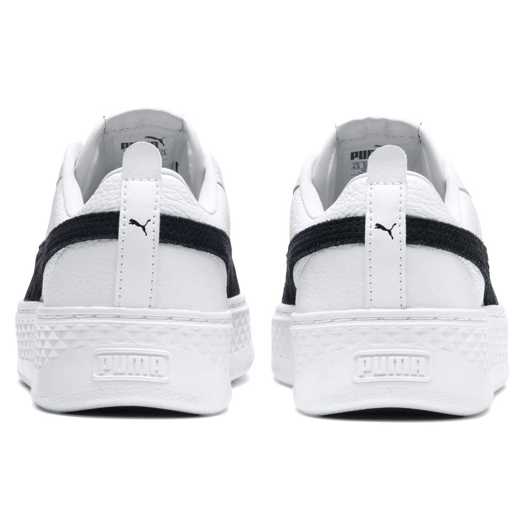 New PUMA Smash Platform L 'White Black' Women's 366487-12