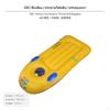 2Piece Inflatable Surfboard & Double Float Ring, Thickened PVC, Kids Water Toy Yellow ABC