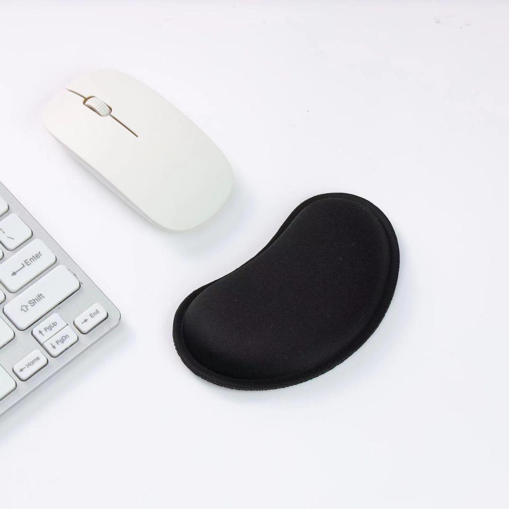 Gummi Maus Handgelenkstütz-Set - Rutschfest, Bequemes Hand- und Handflächenpolster für Büro-Tastatur