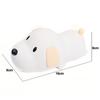 Silicone LED Papa Puppy Night Light Touch Sensor Dog Lamp Rechargeable Adjustable Brightness Children Bedside Bedroom Home Decor