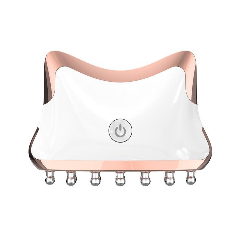 Rechargeable EMS Guasha Massager LED Light Face Neck Body Lifting Anti-Wrinkle Skin Tightening Tool for Home Skincare