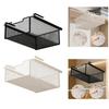 Underwear Organizer Container Compact Metal Hanging Pullout Drawer Basket for Living Room Bathroom Laundry Room Cabinets Ties