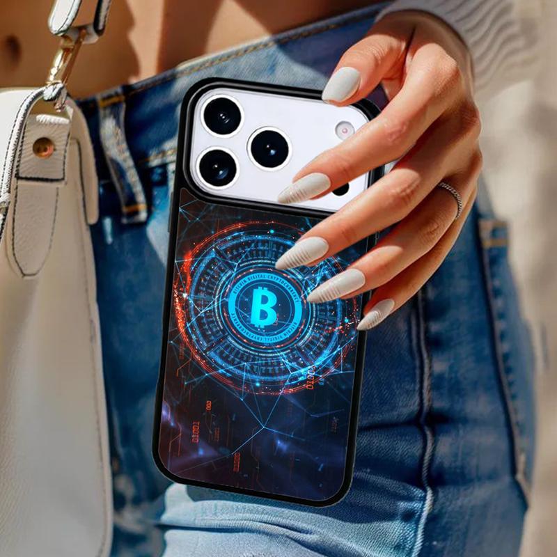 Bitcoin BTC Phone Case For iPhone 17 Air 14 15 13 12 Max Cover For Apple 14 15 16 16e 11 Pro Max Plus Coque