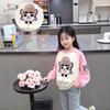 2025 Girls' Fleece-Lined Long Sleeve Sweatshirt - Autumn/Winter Fashion