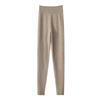 100% Pure Cashmere High-Waisted Slimming Leggings for Women - Ideal for Indoor/Outdoor Wear In Autumn/Winter, Warm & Body-Shaping Pants