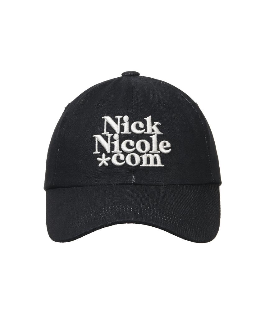 Nigaennikol Nn Dotcom Signature Ball Cap_Denim Black Cream