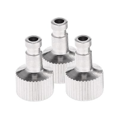 Silver Coupler Adaptor 3pcs Alloy Steel High Quality