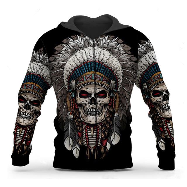 2022 весна и осень, мужской новый свитер с 3D принтом, уличный стиль, скелет, хип-хоп, забавный повседневный пуловер с капюшоном и длинными рукавами XXXXL