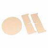 Set de 3 supports ronds sur pied en bois