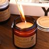 Brown Glass Bottle Scented Candle - Creative Retro Souvenir, Smokeless, High-End Romantic Fragrance with Essential Oils