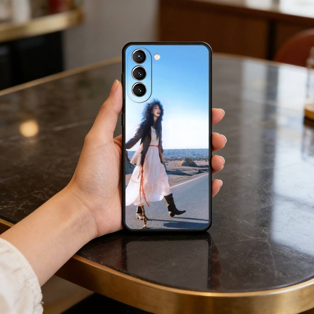 

Chinese A-Actress Chen Duling Phone Case For Samsung S25,24,23,22,30,21,10,9,Ultra,Plus,Lite,FE,4,5 G Soft Black Case Samsung S25Plus