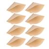 100PCS filtru de cafea hârtie de unică folosință din pulpă de lemn naturală formă de con strecurătoare de cafea