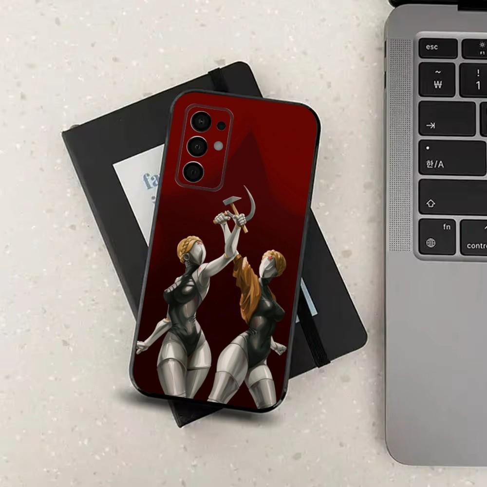 Hot Game A-Atomic H-Heart Phone Case For Samsung Galaxy A91,A80,A73,A72 ,A71,A53A52,A32 ,A31A22,A21s,A20,Black Cover