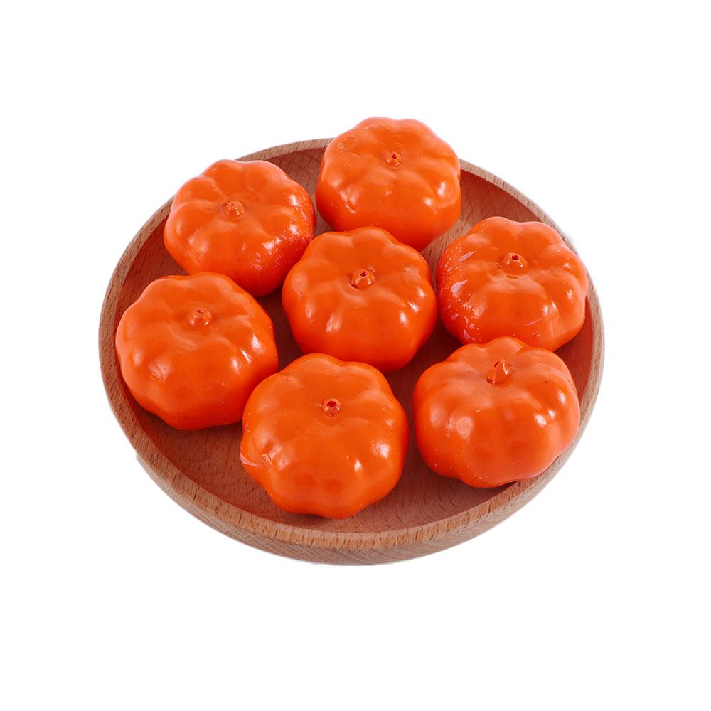 Mini Party DIY Craft Simulation Vegetable Artificial Pumpkin Halloween Decoration Fake Vegetable