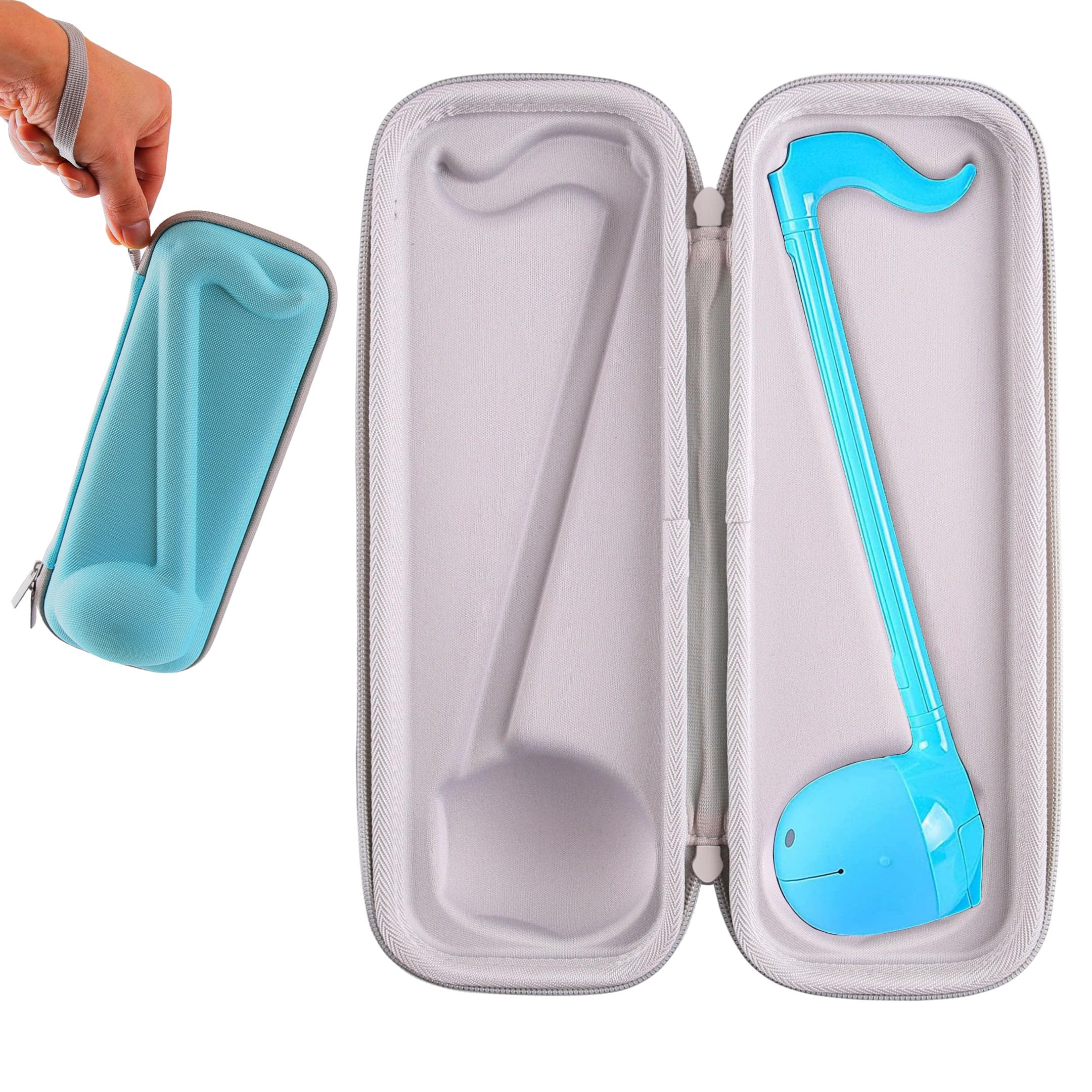

Protective Storage Case for Cube Otamatone Techno (Normal Size) (Blue) Compatible with WAIYUJP Storage Cases