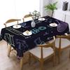 Custom Scientific Experiment Element Style Rectangular Tablecloth Waterproof Table Cover for Dining Events Table Cloth