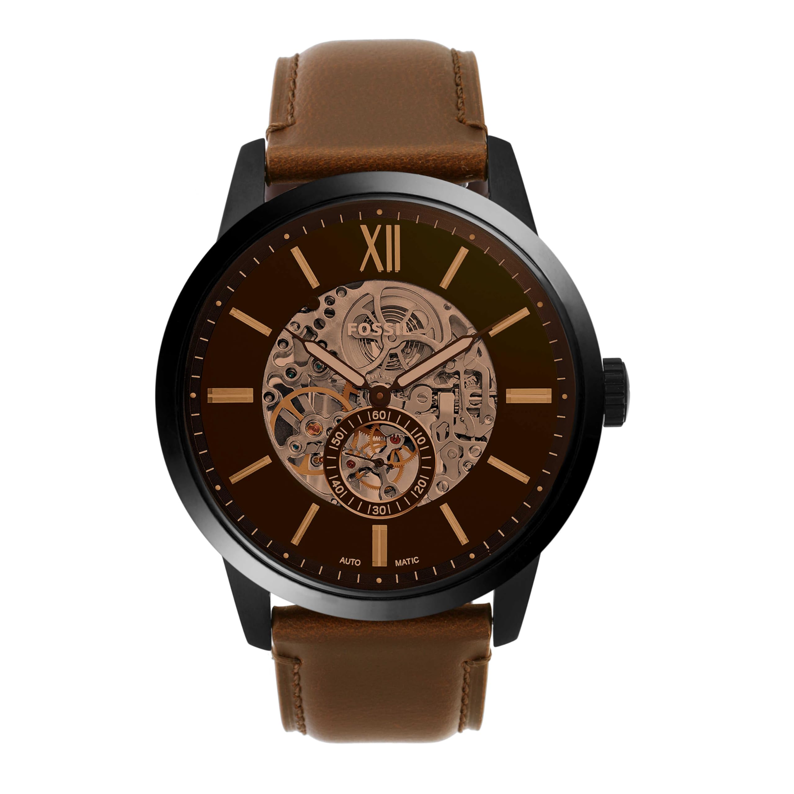 Мужские наручные часы Fossil Townsman ME3155 Коричневые