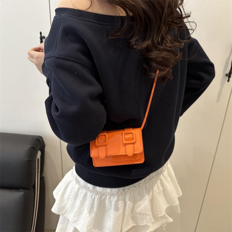 Mini Exquisite Solid Color Premium Texture Small Square Bag Summer New Popular Shoulder Messenger Bag Women's Bag