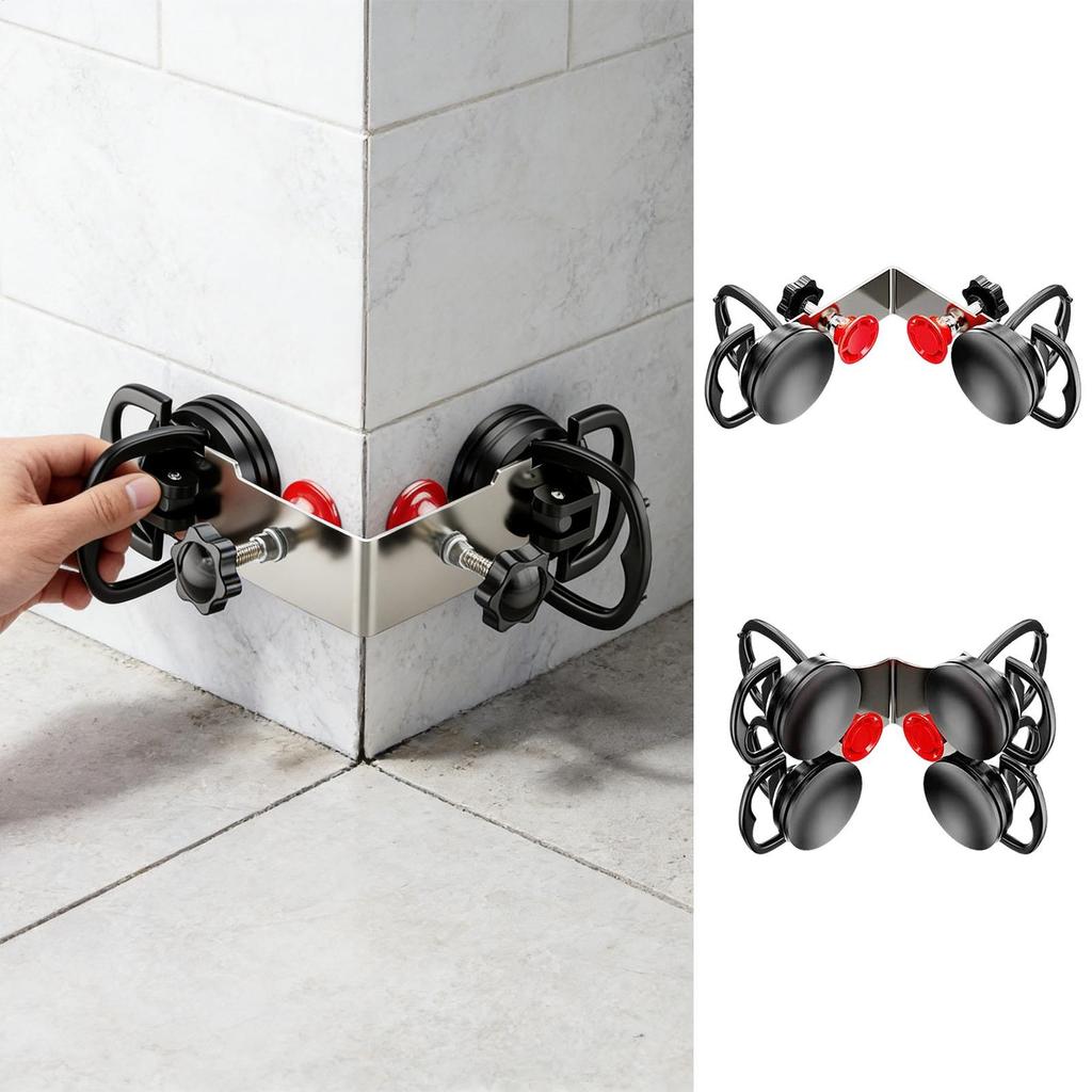 90 Degree Heavy Duty Suction Cup Floor Gap Fixer Granite Durable Guide Setter Slab Clamp Convenient for Alignment Repair Marble